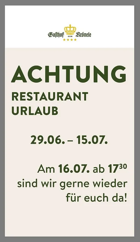 Restaurant Krönele