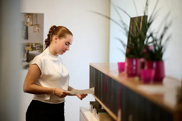 Rezeption Hotel Krönele